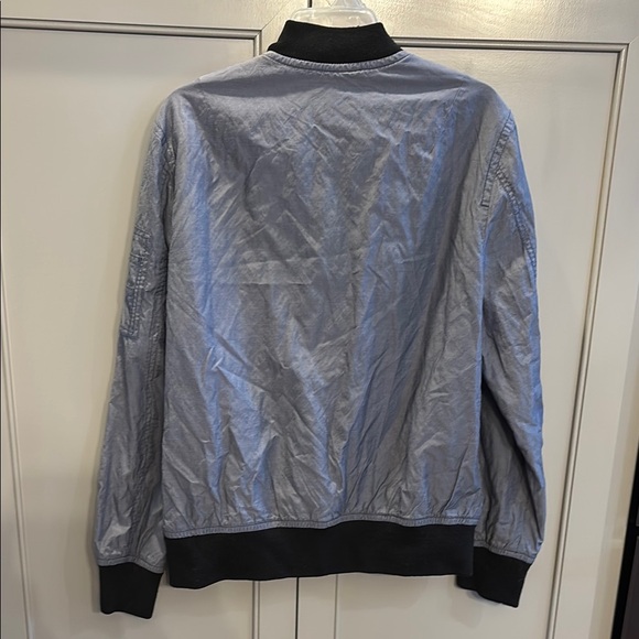 True Religion Men's Grey Bomber Jacket - Picture 6 of 8